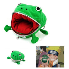 Load image into Gallery viewer, Uzumaki Anime Naruto Cosplay Frog Shape Coin Purse Wallet Soft Furry Plush
