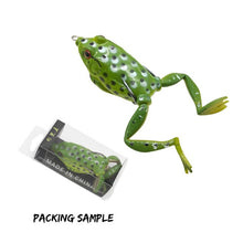 Load image into Gallery viewer, New Arrival Artificial Frog Lure Fishing Soft Lure Black Fish Killer 55mm 15g Fishing lures Soft Frog for snakehead
